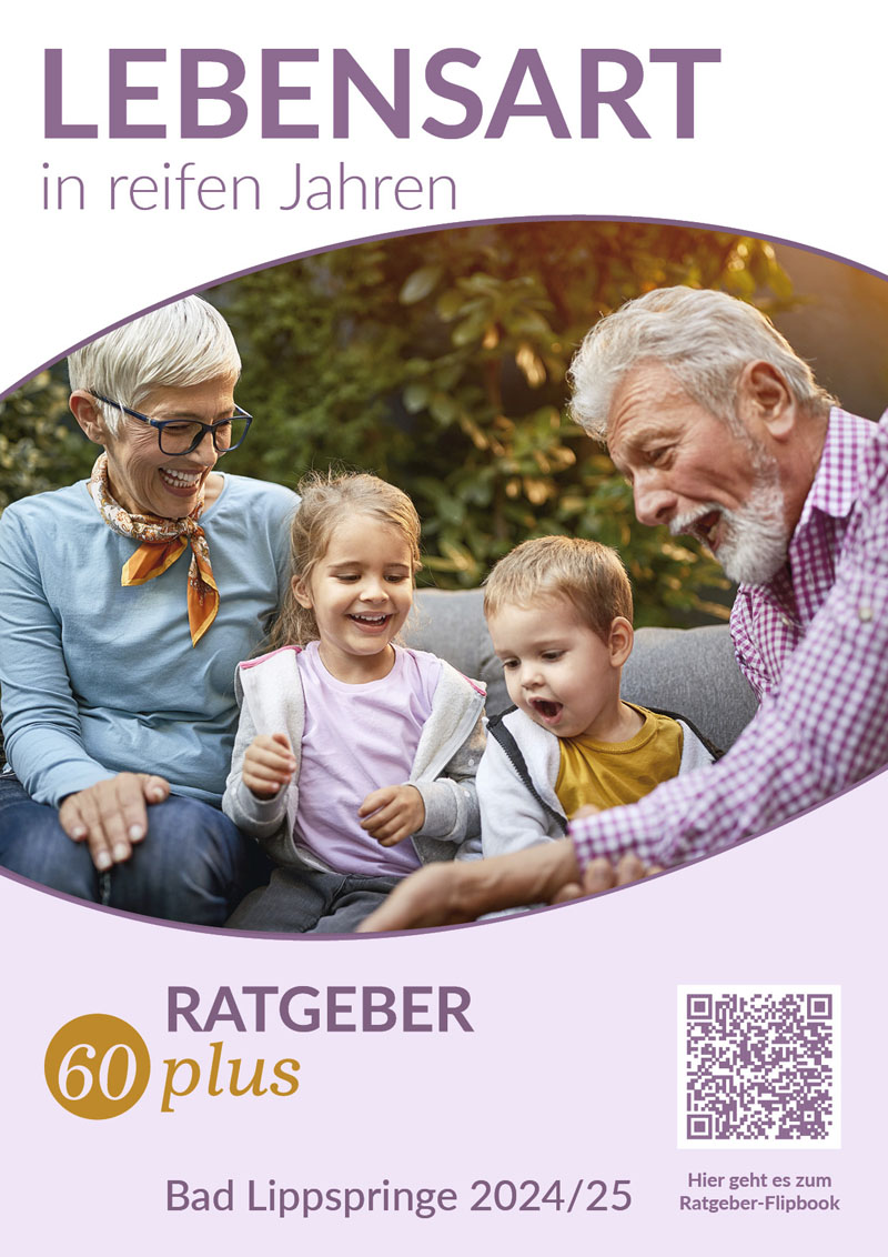 60 plus Ratgeber Bad Lippspringe - Lebensart in reifen Jahren 2024/25